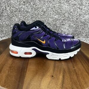 Nike Air Max Plus Running Shoes Youth 2.5Y Purple Black TN Tuned Air CD0610-024